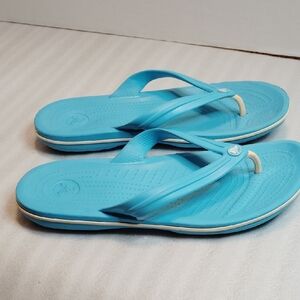 CROCS Light Blue Sandals M9 W11